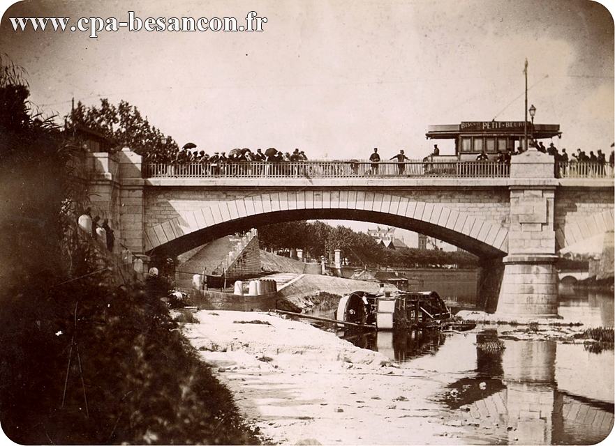 Besançon - Accident de tramway au pont de Canot (1899)